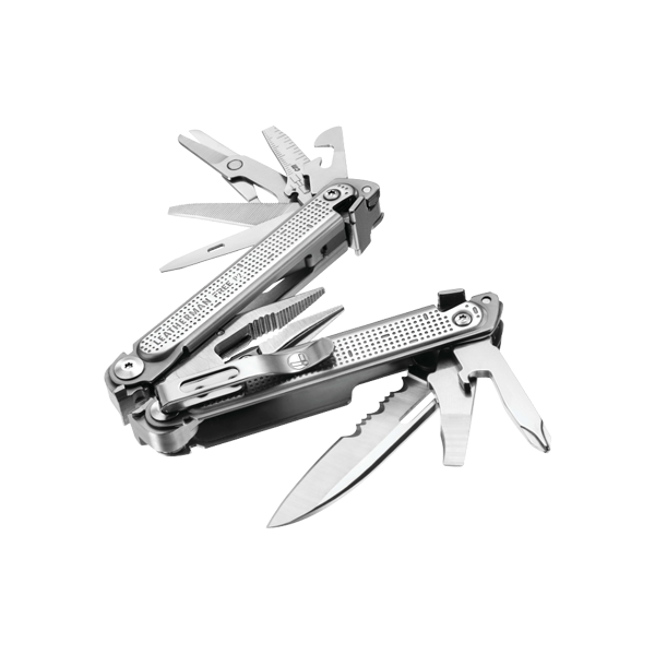 Leatherman Pliers Multi-Tool - FREE P2 Silver (One-Hand Operated)