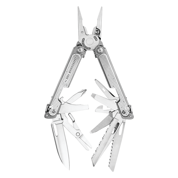 Leatherman Pliers Multi-Tool - FREE P4 Silver (One-Hand Operated)