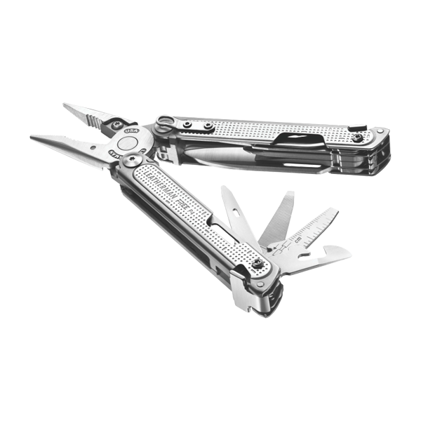 Leatherman 折叠多用途工具 - FREE P4 銀色 (單手操作所有功能)