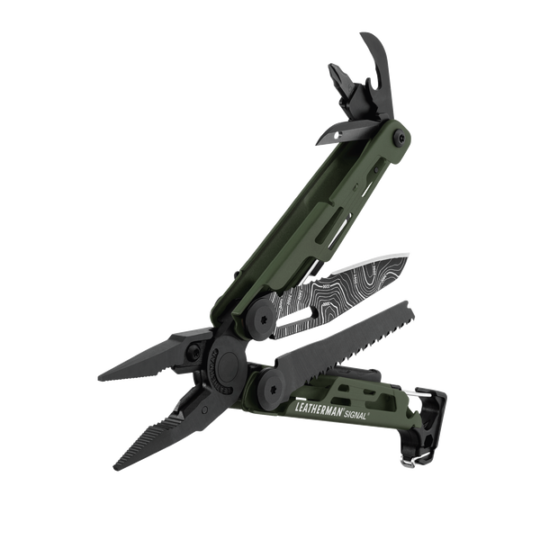 Leatherman Pliers Multi-Tool - SIGNAL Topo Green (For Outdoor)