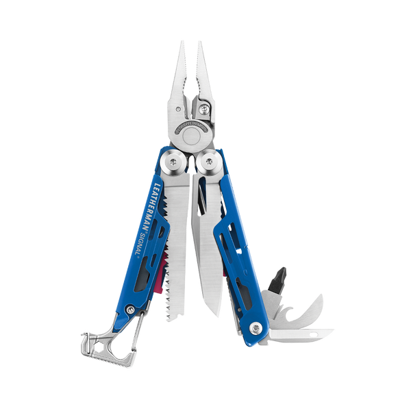 Leatherman Pliers Multi-Tool - SIGNAL Cobalt (For Outdoor)