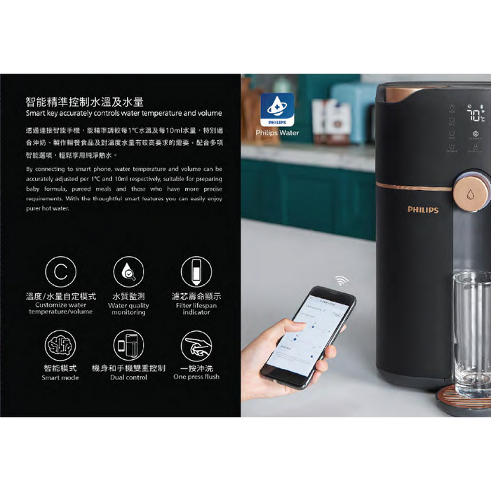 Philips 純淨飲水機 - ADD6911L (黑色)