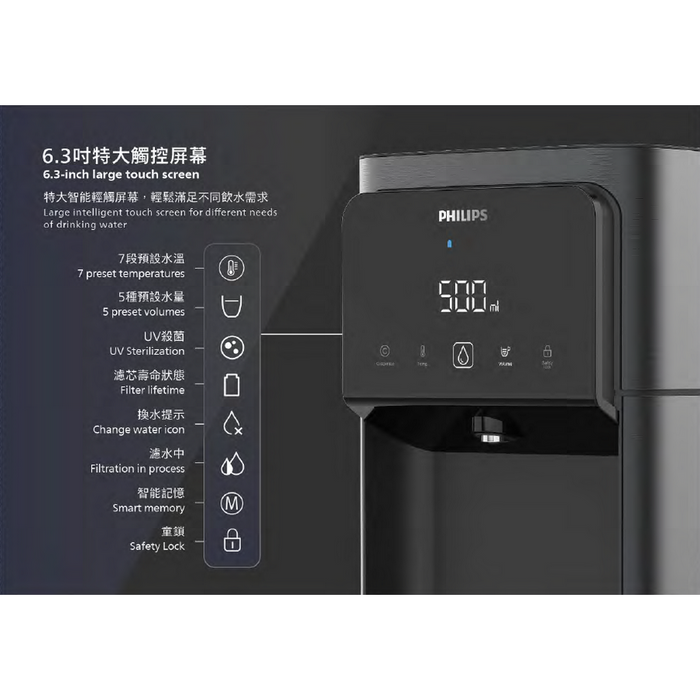 Philips RO Water Dispenser - ADD6915DG