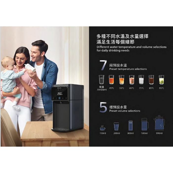 Philips 純淨飲水機 - ADD6915DG (黑色)