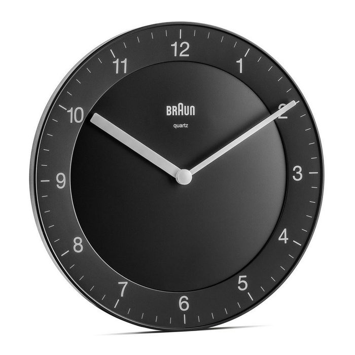 Braun Wall Clock - BC06 Black