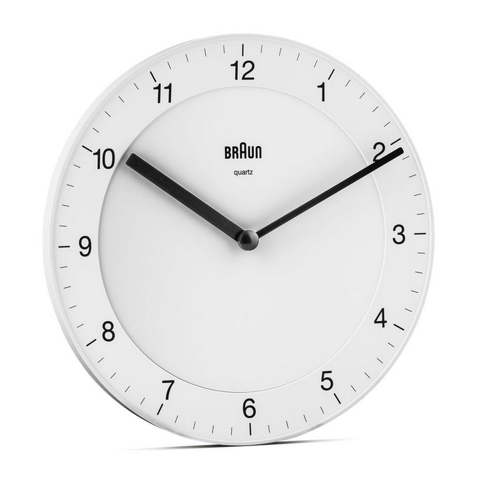 Braun Wall Clock - BC06 White