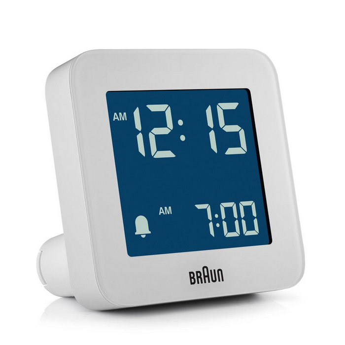 Braun Digital Alarm Clock - BC09 White