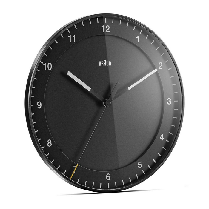 Braun Wall Clock - BC17 Black