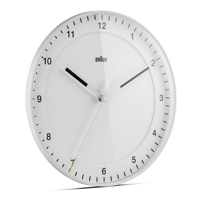 Braun Wall Clock - BC17 White