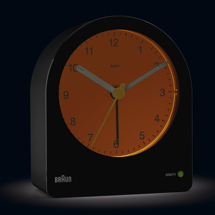 Braun Classic Alarm Clock - BC22 Black