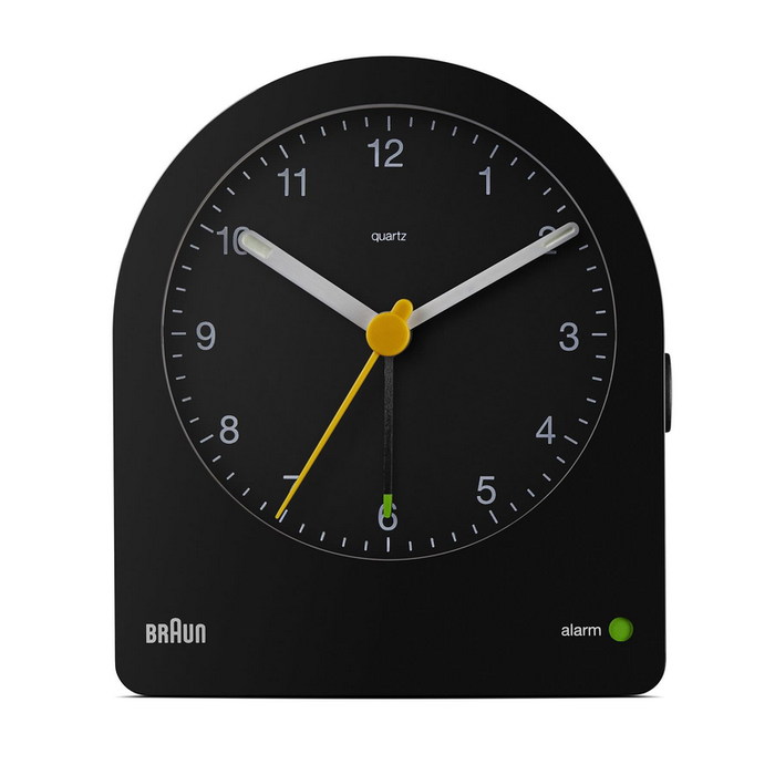 Braun Classic Alarm Clock - BC22 Black