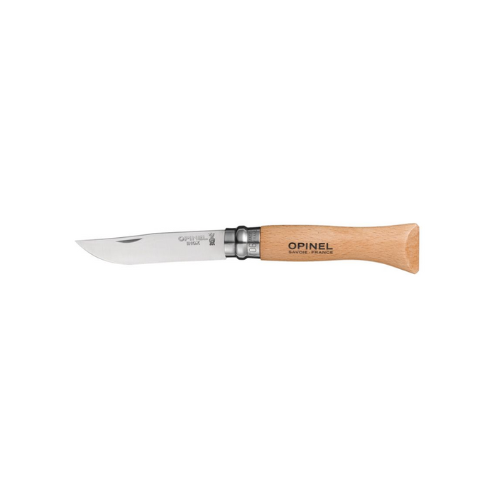 Opinel Tradition Classic Folding Knife - N06 Stainless Steel Natural