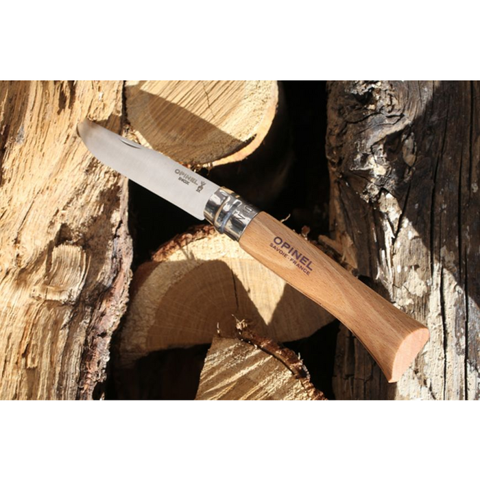 Opinel Tradition Classic Folding Knife - N10 Stainless Steel Natural