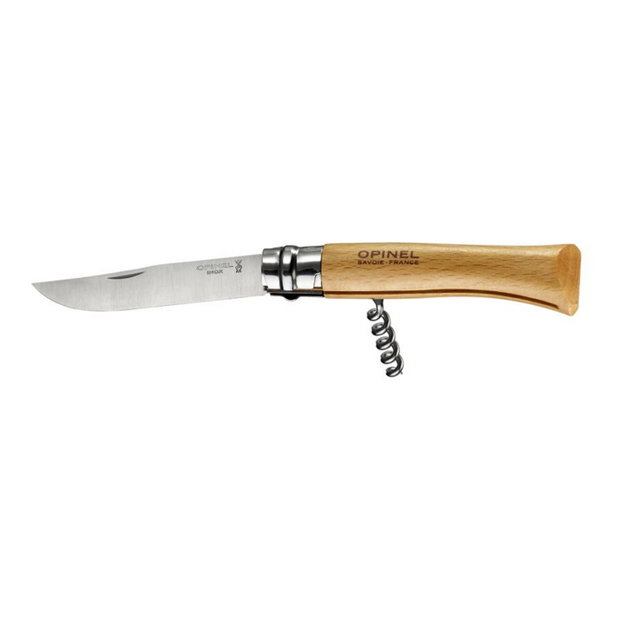 Opinel Tradition Cuisine Folding Knife - N10 Corkscrew