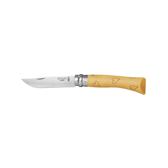 Opinel Tradition Folding Knife - N07 Nature Hearts