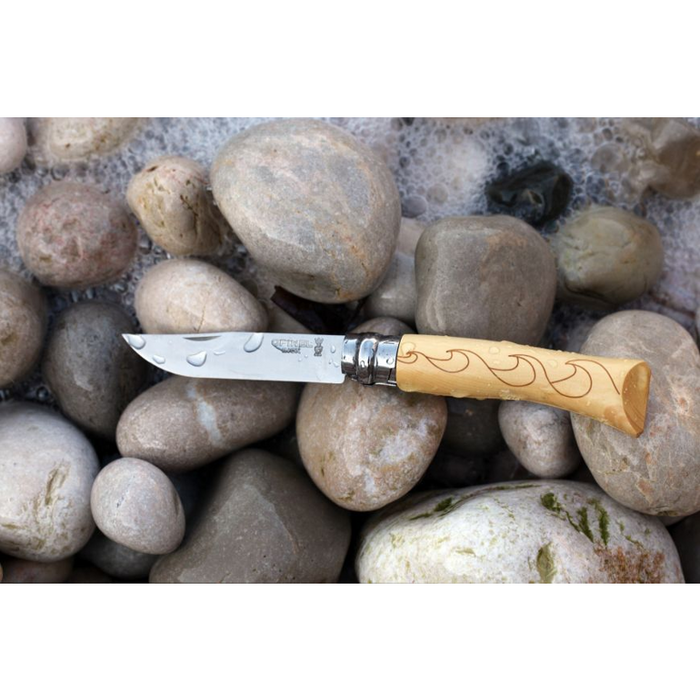Opinel Tradition Folding Knife - N07 Nature Waves