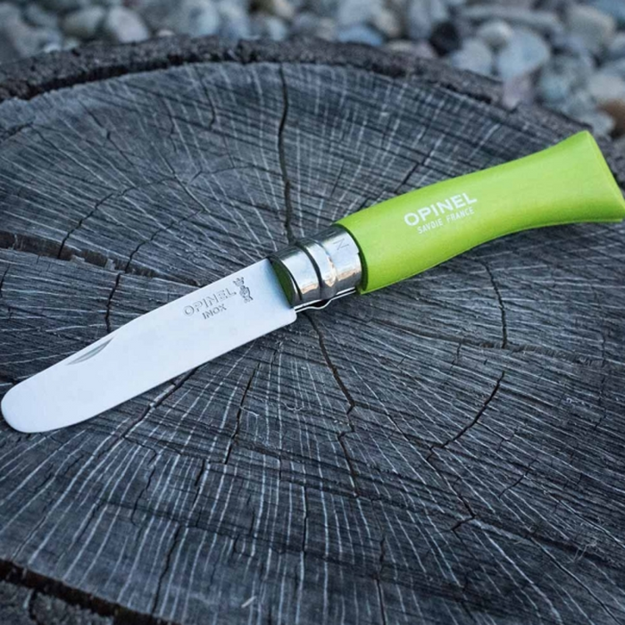 Opinel Tradition Junior Folding Knife - N07 My First Opinel Green Apple