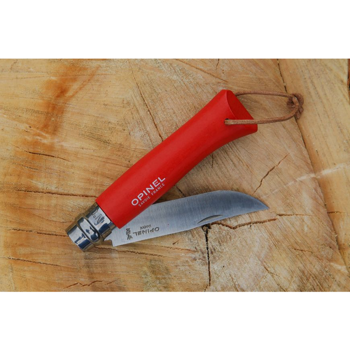 Opinel 傳統色彩 摺刀 - N08 Bushwhacker 紅色
