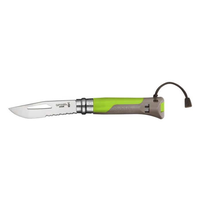 Opinel Tradition Multifunction Folding Knife - N08 Outdoor Sports Earth Green
