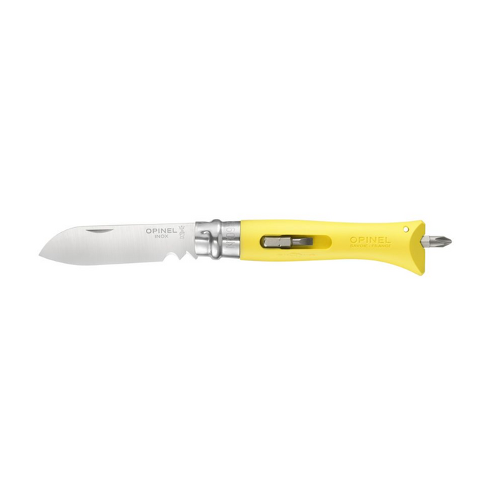 Opinel Tradition Multifunction Folding Knife - N09 DIY Yellow