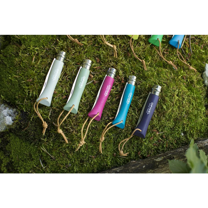 Opinel 傳統色彩 摺刀 - N06 Bushwhacker 藍綠色