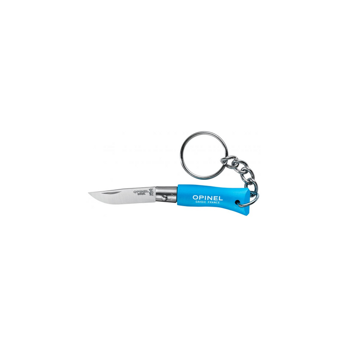 Opinel Tradition Folding Knife - N02 Keychain Cyan Blue