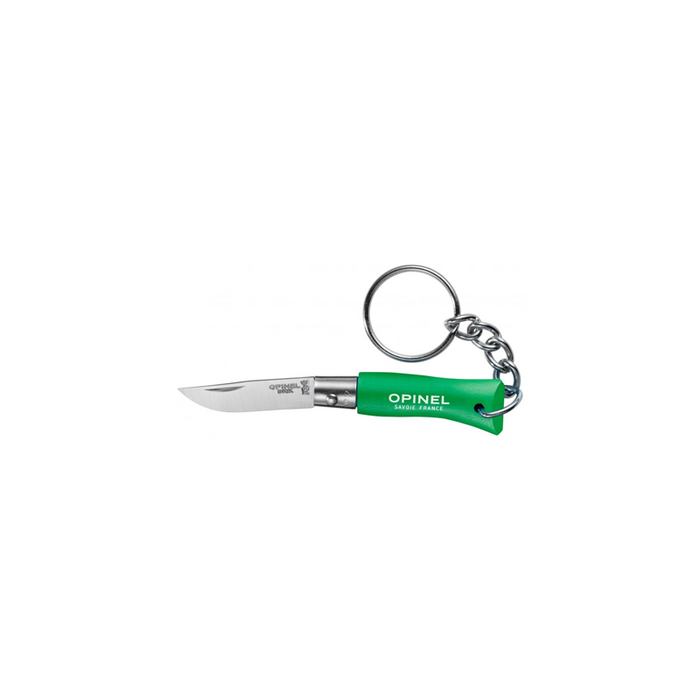 Opinel 傳統 摺刀 - N02 匙扣 綠色