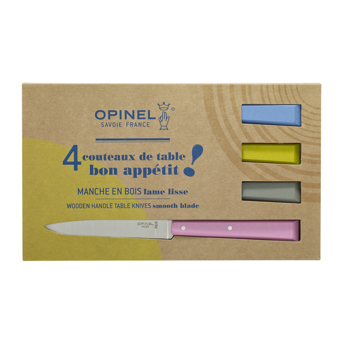 Opinel Table Steak Knife - Bon Appetit N125 4-in-1 Set Countryside