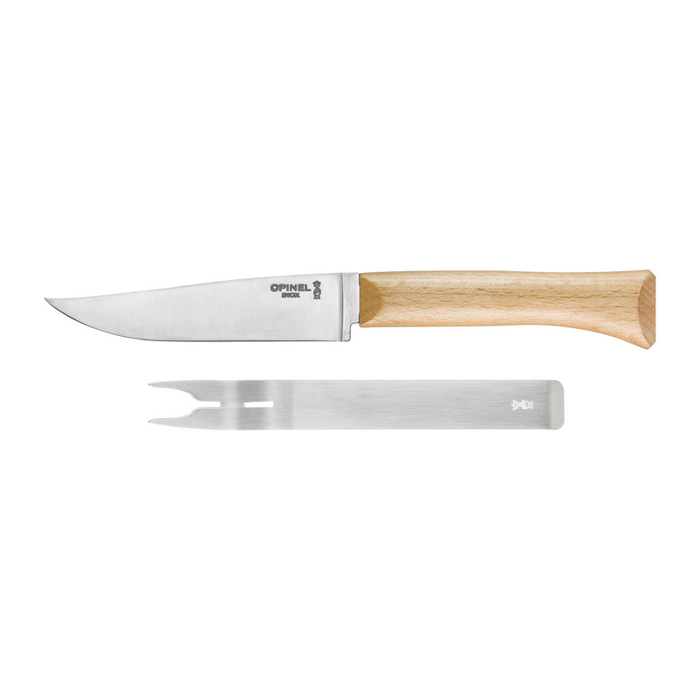 Opinel Table Cheese Set - Knife & Fork Natural