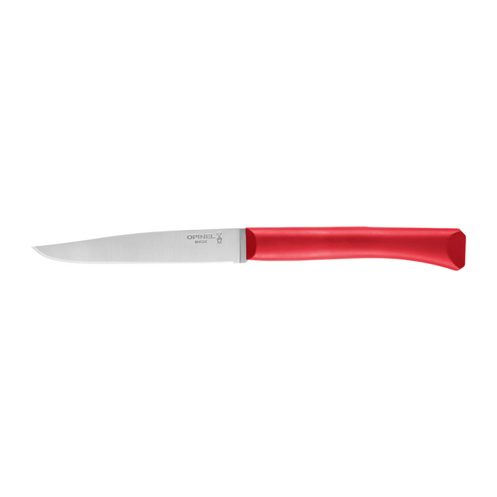 Opinel Table Micro-Serrated Steak Knife - Bon Appetit+ N125 Red