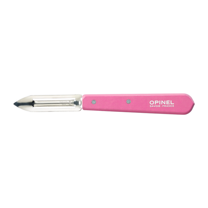 Opinel Kitchen Peeler - Les Essentiels du Cuisinier N115 Fuchsia