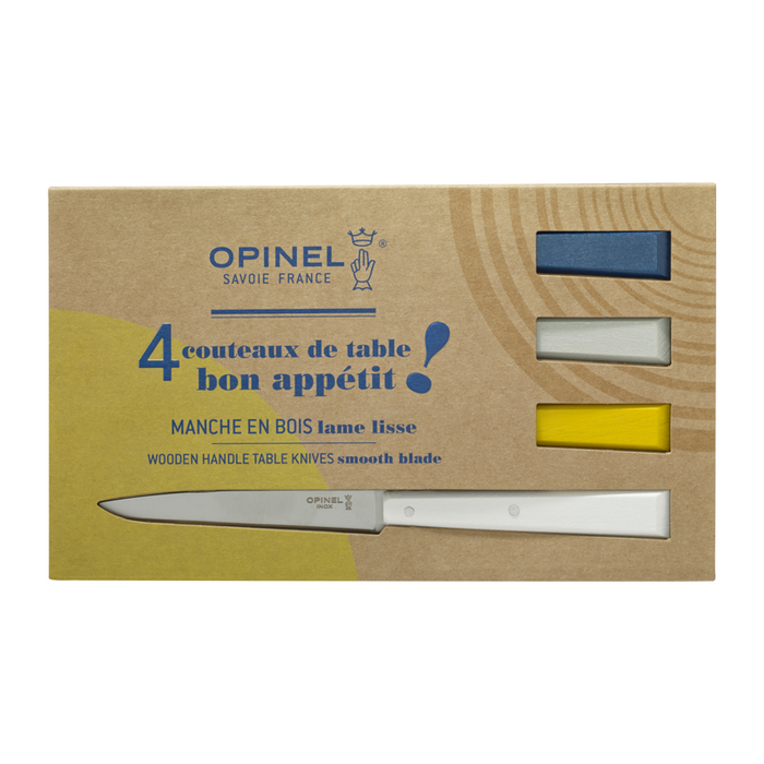 Opinel Table Steak Knife - Bon Appetit N125 4-in-1 Set Celeste