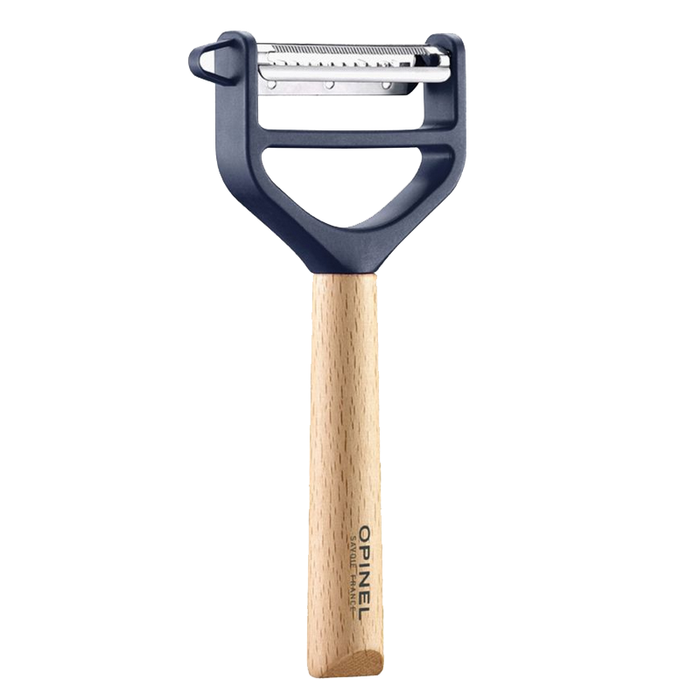 Opinel Kitchen Collection - T-Duo Wooden Peeler In Blue