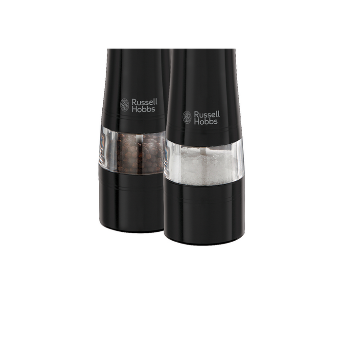 Russell Hobbs Salt & Pepper Grinder Set - Stainless Steel 28010 Black