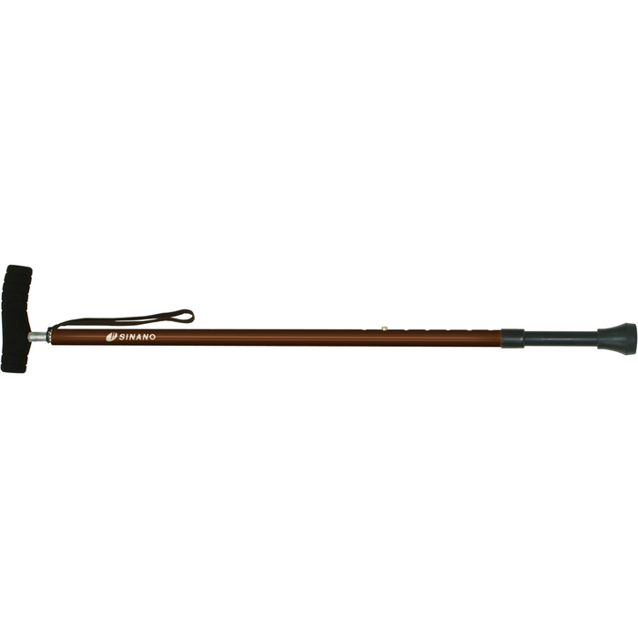 Kainos Walking Cane - Soft Grip GA Brown