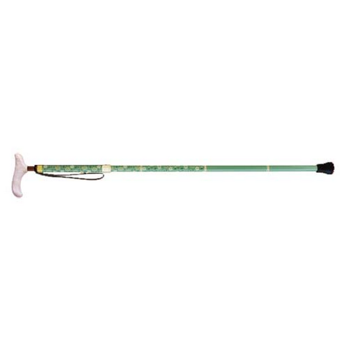 Kainos Foldable Walking Cane - Hana Komon Light Green