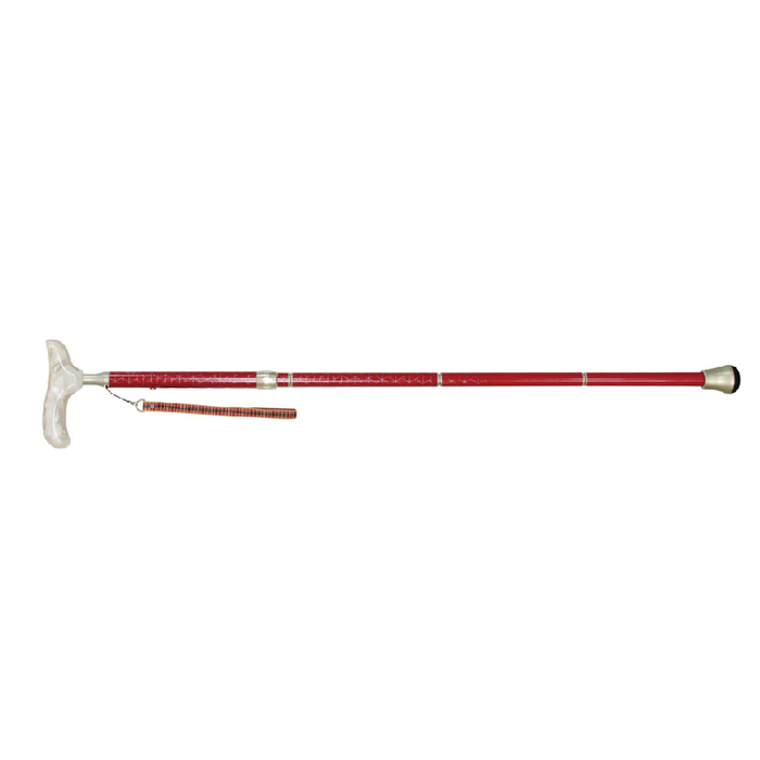 Kainos 高級可摺式拐杖 - Sanada 紅色