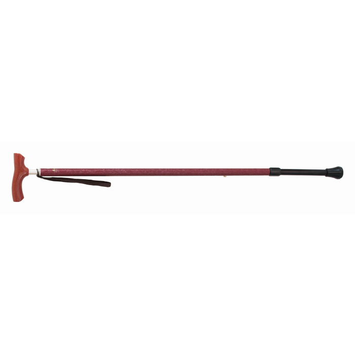 Kainos Walking Cane - Wasai Red (Rosewood Handle)