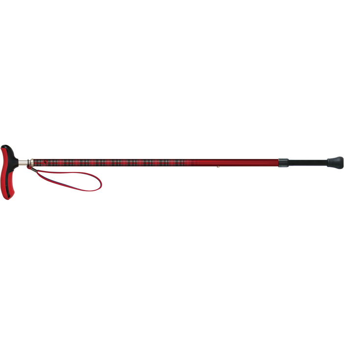 Kainos Gel Walking Cane - Neo Classical Ivy Red