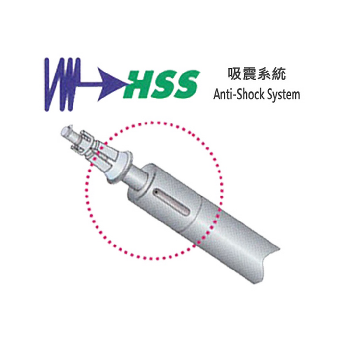 Sinano 吸震登山杖 - 4YS HSS-2W 藍色