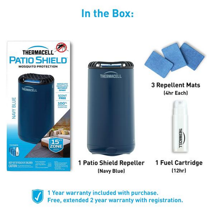 Thermacell Table-Top Mosquito Repeller - Mini-Halo Navy