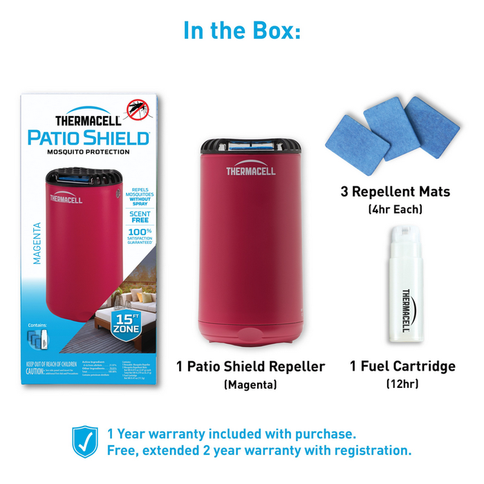 Thermacell Table-Top Mosquito Repeller - Mini-Halo Magenta