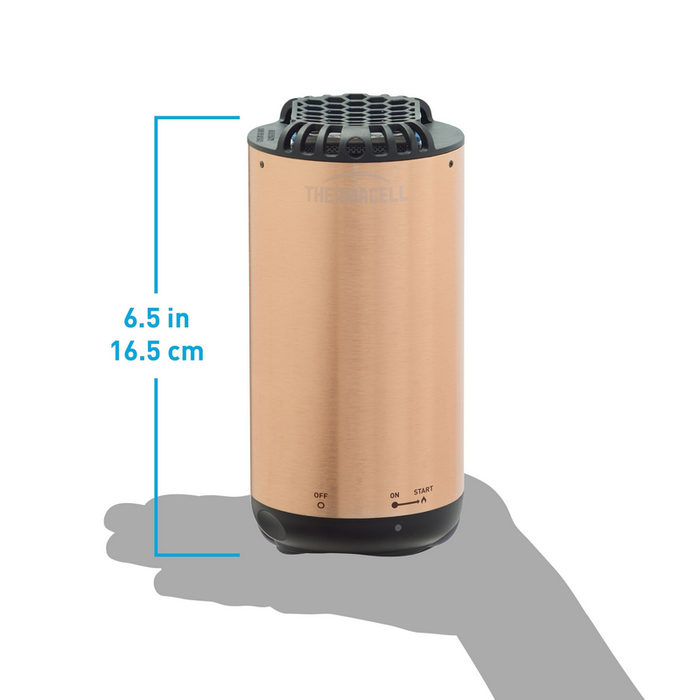 Thermacell Table-Top Mosquito Repeller - Mini-Halo Metal Rose Gold