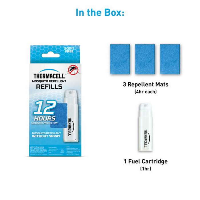 Thermacell 12-Hour Refills - R1 (Mats & Cartridges Set)