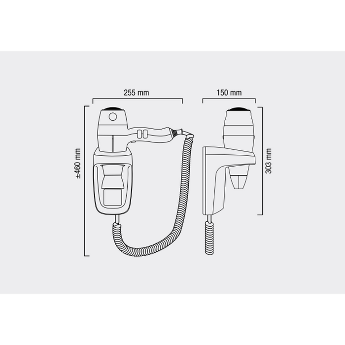 Valera Hospitality 掛牆式電風筒 - Silent Jet Protect 1200 白色